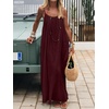 image:imageANRABESS Womens Spaghetti Strap Backless Cami Maxi Dresses  Loose Flowy Long SundressLightweight CozyLounge House Beach Vacation OutfitsCasualSummer Spring ClothesWine Red