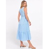 image:imageANRABESS Womens Summer Casual Maxi Dress Sleeveless Crewneck Smocked 2026 Flowy Plaid Tiered Boho A Line Beach Long SundressBlue Plaid