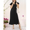 image:imageANRABESS Womens Summer Casual Polo V Neck DressesBlack