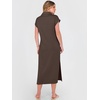 image:imageANRABESS Womens Summer Casual Polo V Neck DressesBrown