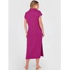 image:imageANRABESS Womens Summer Casual Polo V Neck DressesHot Pink