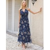 image:imageANRABESS Womens Summer Floral Maxi Dress A Line TulleElegant for Wedding Guest amp Beach VacationFlowy Casual Boho OutfitsBlue Golden Flower