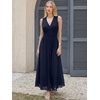image:imageANRABESS Womens Summer Floral Maxi Dress A Line TulleElegant for Wedding Guest amp Beach VacationFlowy Casual Boho OutfitsNavy Blue