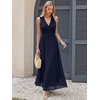 image:imageANRABESS Womens Summer Floral Maxi Dress A Line TulleElegant for Wedding Guest amp Beach VacationFlowy Casual Boho OutfitsNavy Blue