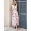 image:imageANRABESS Womens Summer Floral Maxi Dress A Line TulleElegant for Wedding Guest amp Beach VacationFlowy Casual Boho OutfitsPink Peony White