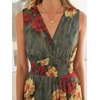 image:imageANRABESS Womens Summer Floral Maxi Dress A Line TulleElegant for Wedding Guest amp Beach VacationFlowy Casual Boho OutfitsRed Yellow Rose