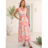 image:imageANRABESS Womens Summer Floral Maxi Dress A Line TulleElegant for Wedding Guest amp Beach VacationFlowy Casual Boho OutfitsYellow Pink Floral White