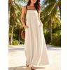 image:imageANRABESS Womens Summer Maxi Dress Casual Spaghetti Straps Sundress Flowy Long Dresses with Pocket 2026 Beach Vacation OutfitsBeige