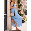 image:imageANRABESS Womens Summer Maxi Dress Casual Spaghetti Straps Sundress Flowy Long Dresses with Pocket 2026 Beach Vacation OutfitsBlue