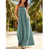 image:imageANRABESS Womens Summer Maxi Dress Casual Spaghetti Straps Sundress Flowy Long Dresses with Pocket 2026 Beach Vacation OutfitsFloral Green