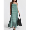 image:imageANRABESS Womens Summer Maxi Dress Casual Spaghetti Straps Sundress Flowy Long Dresses with Pocket 2026 Beach Vacation OutfitsFloral Green