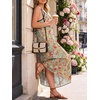 image:imageANRABESS Womens Summer Maxi Dress Casual Spaghetti Straps Sundress Flowy Long Dresses with Pocket 2026 Beach Vacation OutfitsFloral Orange Red