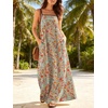 image:imageANRABESS Womens Summer Maxi Dress Casual Spaghetti Straps Sundress Flowy Long Dresses with Pocket 2026 Beach Vacation OutfitsFloral Orange Red
