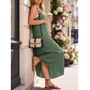 image:imageANRABESS Womens Summer Maxi Dress Casual Spaghetti Straps Sundress Flowy Long Dresses with Pocket 2026 Beach Vacation OutfitsOlive