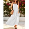 image:imageANRABESS Womens Summer Maxi Dress Casual Spaghetti Straps Sundress Flowy Long Dresses with Pocket 2026 Beach Vacation OutfitsWhite