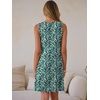 image:imageANRABESS Womens Summer Tank Dress Square Neck Sleeveless Mini Sundress with Pocket 2026 Casual Floral Beach Vacation OutfitsFloral Blue Green