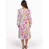 image:imageANRABESS Womens V Neck Long Sleeve Midi Dress  Swing Flowy Tiered with Pockets Soft Fabric Boho Beach Vacation Dresses Loose Fit Casual Fall Winter Transition ClothesMulticolour Floral