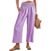 Purple White Plaid Stripe