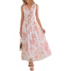 Pink Floral White