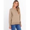 image:imageANRABESS Sweater for Women Long Sleeve Crewneck 2026 Fall Winter Soft Loose Fit Basic Knit Pullover Sweaters Top OutfitsWarm Khaki
