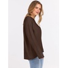 image:imageANRABESS Sweaters for Women 2026 Fall Long Sleeve Casual Loose Fit Knitted High Low Hem Basic Pullover Sweater TopsCoffee