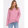 image:imageANRABESS Sweaters for Women 2026 Fall Long Sleeve Casual Loose Fit Knitted High Low Hem Basic Pullover Sweater TopsCoral Pink