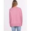 image:imageANRABESS Sweaters for Women 2026 Fall Long Sleeve Casual Loose Fit Knitted High Low Hem Basic Pullover Sweater TopsCoral Pink