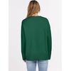 image:imageANRABESS Sweaters for Women 2026 Fall Long Sleeve Casual Loose Fit Knitted High Low Hem Basic Pullover Sweater TopsForest Green