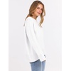 image:imageANRABESS Sweaters for Women 2026 Fall Long Sleeve Casual Loose Fit Knitted High Low Hem Basic Pullover Sweater TopsWhite