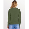 image:imageANRABESS Sweaters for Women 2026 Long Sleeve Crewneck Loose Fit Lightweight Knit Basic Fall Sweater OutfitsArmy Green
