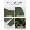 image:imageANRABESS Sweaters for Women 2026 Long Sleeve Crewneck Loose Fit Lightweight Knit Basic Fall Sweater OutfitsArmy Green