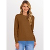 image:imageANRABESS Sweaters for Women 2026 Long Sleeve Crewneck Loose Fit Lightweight Knit Basic Fall Sweater OutfitsBurnt Orange