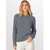 image:imageANRABESS Sweaters for Women 2026 Long Sleeve Crewneck Loose Fit Lightweight Knit Basic Fall Sweater OutfitsDark Grey