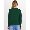 image:imageANRABESS Sweaters for Women 2026 Long Sleeve Crewneck Loose Fit Lightweight Knit Basic Fall Sweater OutfitsGreen