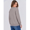 image:imageANRABESS Sweaters for Women Long Sleeve Lightweight Crewneck Soft Basic Knit Loose Fit Pullover Top 2026 Fall Trendy OutfitsGrey Taupe