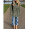 image:imageANRABESS Sweaters for Women Oversized Cable Knit Fall Long Sleeve Crewneck Casual Pullover Sweater Tops 2026 Winter OutfitsArmy Green