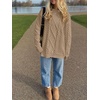 image:imageANRABESS Sweaters for Women Oversized Cable Knit Fall Long Sleeve Crewneck Casual Pullover Sweater Tops 2026 Winter OutfitsKhaki Brown
