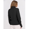 image:imageANRABESS Turtleneck Sweaters for Women Long Sleeve Dressy Casual Soft Knitted Button Pullover Tops 2026 Fall Winter ClothesBlack