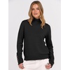 image:imageANRABESS Turtleneck Sweaters for Women Long Sleeve Dressy Casual Soft Knitted Button Pullover Tops 2026 Fall Winter ClothesBlack