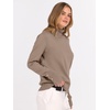 image:imageANRABESS Turtleneck Sweaters for Women Long Sleeve Dressy Casual Soft Knitted Button Pullover Tops 2026 Fall Winter ClothesBright Tan
