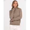 image:imageANRABESS Turtleneck Sweaters for Women Long Sleeve Dressy Casual Soft Knitted Button Pullover Tops 2026 Fall Winter ClothesBright Tan