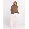 image:imageANRABESS Turtleneck Sweaters for Women Long Sleeve Dressy Casual Soft Knitted Button Pullover Tops 2026 Fall Winter ClothesLight Camel