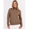 image:imageANRABESS Turtleneck Sweaters for Women Long Sleeve Dressy Casual Soft Knitted Button Pullover Tops 2026 Fall Winter ClothesLight Camel