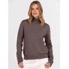 image:imageANRABESS Turtleneck Sweaters for Women Long Sleeve Dressy Casual Soft Knitted Button Pullover Tops 2026 Fall Winter ClothesNutmeg