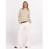 image:imageANRABESS Turtleneck Sweaters for Women Long Sleeve Dressy Casual Soft Knitted Button Pullover Tops 2026 Fall Winter ClothesParchment