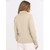 image:imageANRABESS Turtleneck Sweaters for Women Long Sleeve Dressy Casual Soft Knitted Button Pullover Tops 2026 Fall Winter ClothesParchment