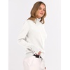 image:imageANRABESS Turtleneck Sweaters for Women Long Sleeve Dressy Casual Soft Knitted Button Pullover Tops 2026 Fall Winter ClothesWhite
