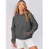 image:imageANRABESS Women Hoodies Oversized Fleece Long Sleeve Comfy Casual Basic Pullover Sweatshirts 2026 Fall Outfits Y2K ClothesGrey