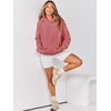 image:imageANRABESS Women Hoodies Oversized Fleece Long Sleeve Comfy Casual Basic Pullover Sweatshirts 2026 Fall Outfits Y2K ClothesPeach