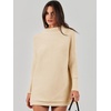 image:imageANRABESS Women Oversized Casual Loose Turtleneck Long Sleeve Slouchy Baggy Knit Tunic Sweaters Pullover 2026 Fall OutfitsApricot
